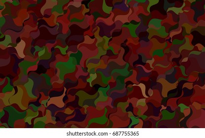 Light Green vector blurred template. Creative geometric illustration in Origami style with gradient. The completely new template can be used for your brand book.