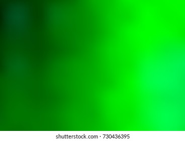 Light Green vector blurred template. A vague abstract illustration with gradient. The template can be used as a background of a cell phone.