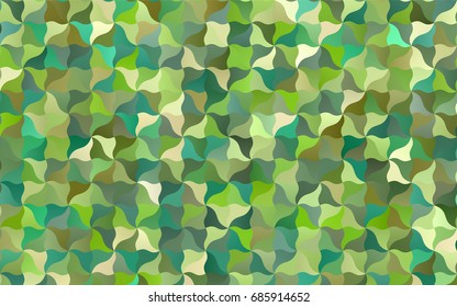 Light Green vector blurry arched pattern. Creative illustration in halftone arched style with gradient. The completely new template can be used for your brand book.