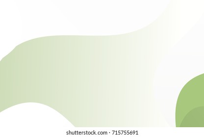 Light Green vector blurry arched background. Creative geometric illustration in Origami style with gradient. The template can be used as a background for cell phones.