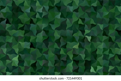 Light Green vector blurry arched template. Colorful illustration in abstract cranked style with gradient. A completely new template for your business design.