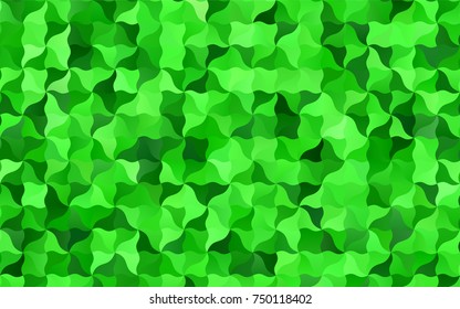 Light Green vector blurry arched pattern. A completely new color illustration in a vague style. Brand-new style for your business design.