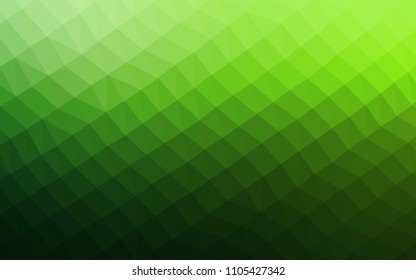 Light Green vector blurry hexagon texture. Colorful abstract illustration with gradient. A completely new design for your business.