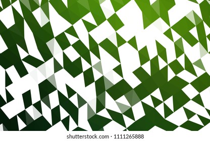 Light Green vector blurry hexagon texture. Glitter abstract illustration with an elegant design. A completely new template for your business design.