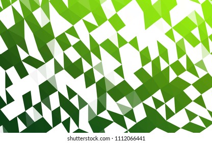 Light Green vector blurry hexagon texture. A vague abstract illustration with gradient. The completely new template can be used for your brand book.