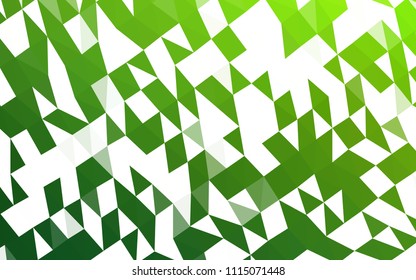 Light Green vector blurry hexagon texture. A completely new color illustration in a vague style. The textured pattern can be used for background.