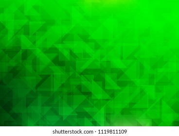 Light Green vector blurry hexagon texture. Glitter abstract illustration with an elegant design. The polygonal design can be used for your web site.