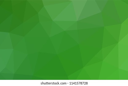 Light Green vector blurry hexagon texture. Colorful illustration in abstract style with gradient. A completely new template for your business design.