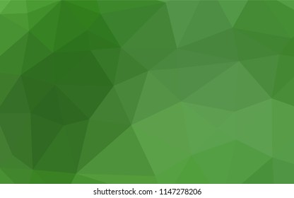 Light Green vector blurry hexagon template. A vague abstract illustration with gradient. The template can be used as a background for cell phones.