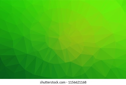 Light Green vector blurry hexagon template. Glitter abstract illustration with an elegant design. Brand new design for your business.