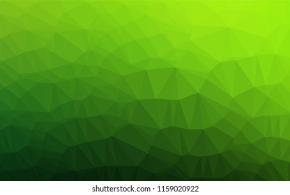 Light Green vector blurry hexagon texture. A completely new color illustration in a vague style. The textured pattern can be used for background.