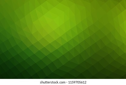 Light Green vector blurry hexagon pattern. Brand new colored illustration in blurry style with gradient. The completely new template can be used for your brand book.