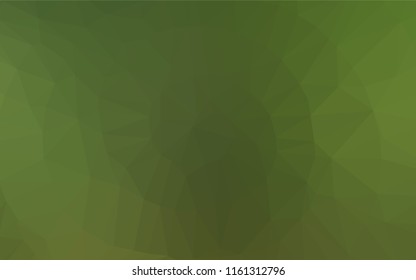 Light Green vector blurry hexagon pattern. Shining colored illustration in a Brand new style. The elegant pattern can be used as part of a brand book.