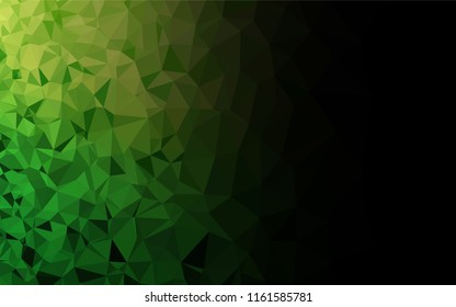 Light Green vector blurry hexagon texture. Colorful abstract illustration with gradient. A completely new design for your business.