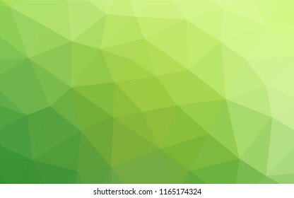 Light Green vector blurry hexagon pattern. Brand new colored illustration in blurry style with gradient. Brand new style for your business design.
