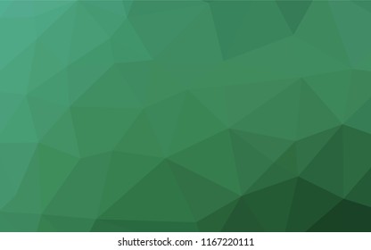 Light Green vector blurry hexagon texture. Colorful abstract illustration with gradient. The polygonal design can be used for your web site.