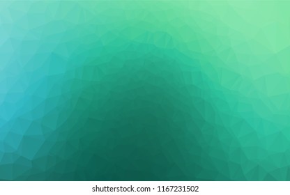 Light Green vector blurry hexagon template. A sample with polygonal shapes. A completely new template for your business design.