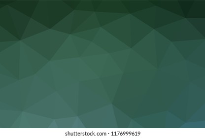 Light Green vector blurry hexagon pattern. A completely new color illustration in a vague style. A new texture for your design.