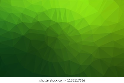 Light Green vector blurry hexagon texture. Brand new colored illustration in blurry style with gradient. The elegant pattern can be used as part of a brand book.