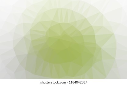 Light Green vector blurry hexagon pattern. An elegant bright illustration with gradient. A completely new design for your business.