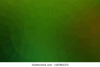 Light Green vector blurry hexagon pattern. A vague abstract illustration with gradient. The elegant pattern can be used as part of a brand book.