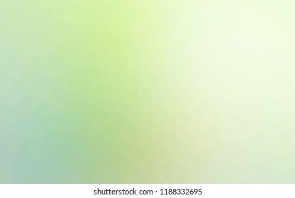 Light Green vector blurry hexagon texture. Shining colored illustration in a Brand new style. The template can be used as a background for cell phones.