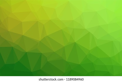Light Green vector blurry hexagon pattern. A completely new color illustration in a vague style. The elegant pattern can be used as part of a brand book.
