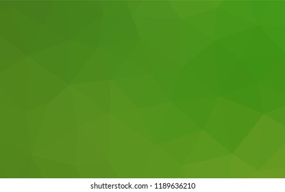 Light Green vector blurry hexagon texture. An elegant bright illustration with gradient. The template can be used as a background for cell phones.