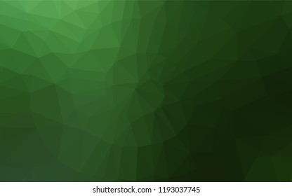 Light Green vector blurry hexagon template. Brand new colored illustration in blurry style with gradient. The textured pattern can be used for background.