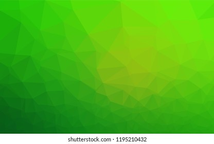 Light Green vector blurry hexagon texture. Colorful abstract illustration with gradient. The elegant pattern can be used as part of a brand book.