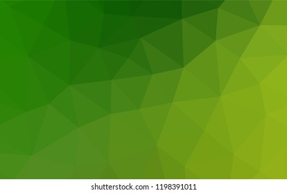 Light Green vector blurry hexagon pattern. Modern geometrical abstract illustration with gradient. The completely new template can be used for your brand book.