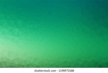 Light Green vector blurry hexagon texture. A completely new color illustration in a vague style. A completely new template for your business design.