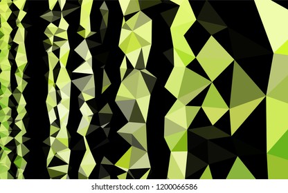 Light Green vector blurry hexagon texture. Brand new colored illustration in blurry style with gradient. Brand new style for your business design.