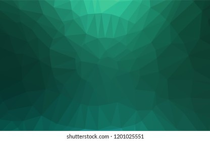 Light Green vector blurry hexagon texture. Colorful illustration in abstract style with gradient. A completely new design for your business.