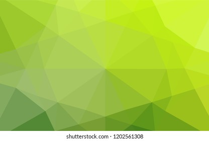 Light Green vector blurry hexagon template. Glitter abstract illustration with an elegant design. A new texture for your design.