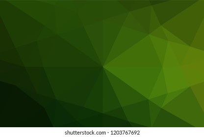 Light Green vector blurry hexagon texture. Colorful abstract illustration with gradient. Brand new design for your business.