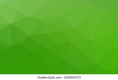 Light Green vector blurry hexagon texture. A vague abstract illustration with gradient. The template can be used as a background for cell phones.