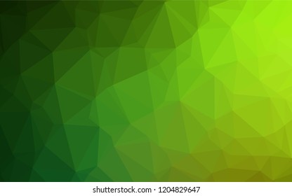 Light Green vector blurry hexagon texture. An elegant bright illustration with gradient. The textured pattern can be used for background.