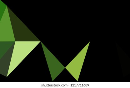 Light Green vector blurry hexagon template. Shining colored illustration in a Brand new style. A new texture for your design.