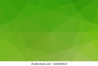 Light Green vector blurry hexagon pattern. Modern geometrical abstract illustration with gradient. The textured pattern can be used for background.