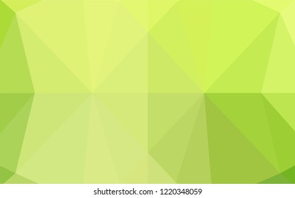 Light Green vector blurry hexagon pattern. An elegant bright illustration with gradient. A completely new template for your business design.