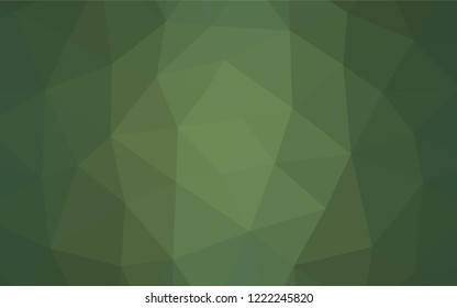 Light Green vector blurry hexagon template. Brand new colored illustration in blurry style with gradient. The completely new template can be used for your brand book.