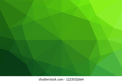 Light Green vector blurry hexagon template. Shining colored illustration in a Brand new style. A new texture for your design.
