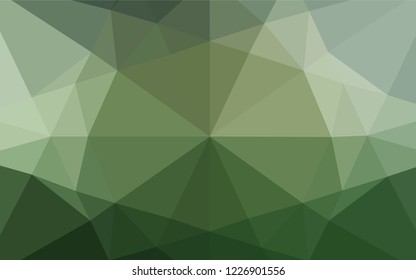 Light Green vector blurry hexagon pattern. Brand new colored illustration in blurry style with gradient. Brand new style for your business design.