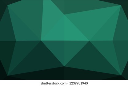 Light Green vector blurry hexagon texture. A completely new color illustration in a vague style. Brand new design for your business.