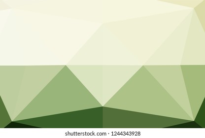 Light Green vector blurry hexagon texture. A completely new color illustration in a vague style. Brand new design for your business.
