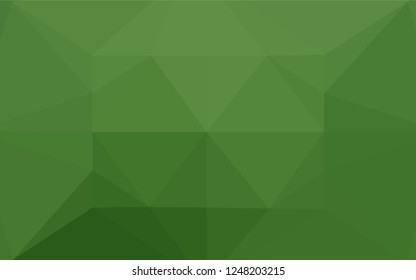 Light Green vector blurry hexagon pattern. Modern geometrical abstract illustration with gradient. The polygonal design can be used for your web site.