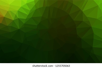 Light Green vector blurry hexagon texture. Brand new colored illustration in blurry style with gradient. A completely new template for your business design.