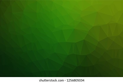 Light Green vector blurry hexagon pattern. A completely new color illustration in a vague style. The elegant pattern can be used as part of a brand book.