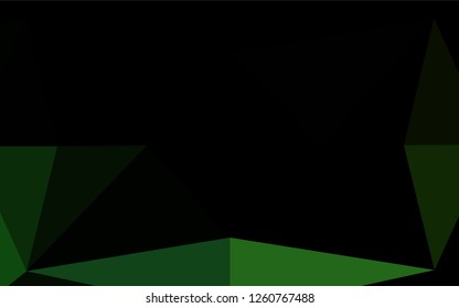 Light Green vector blurry hexagon pattern. An elegant bright illustration with gradient. The textured pattern can be used for background.